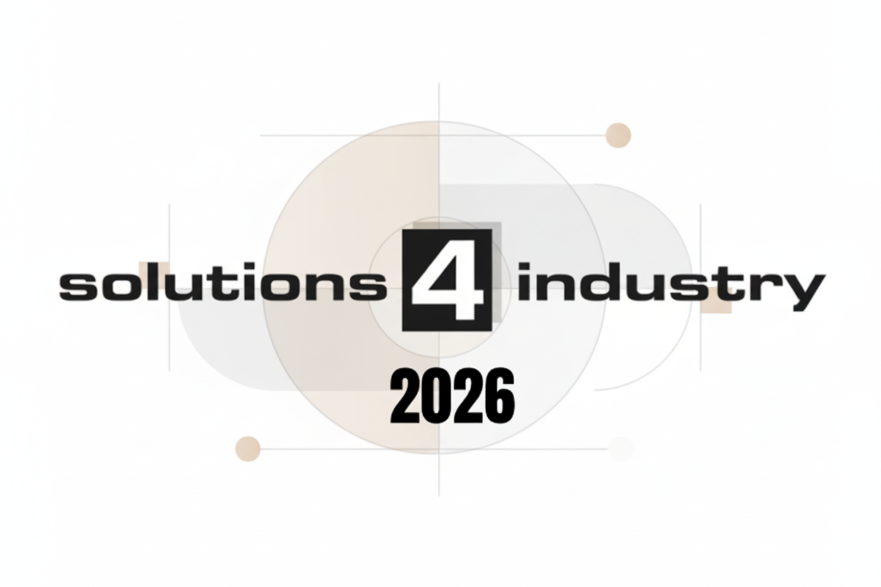 Logo der Solutions4Industry GmbH mit dem Jahr 2026
